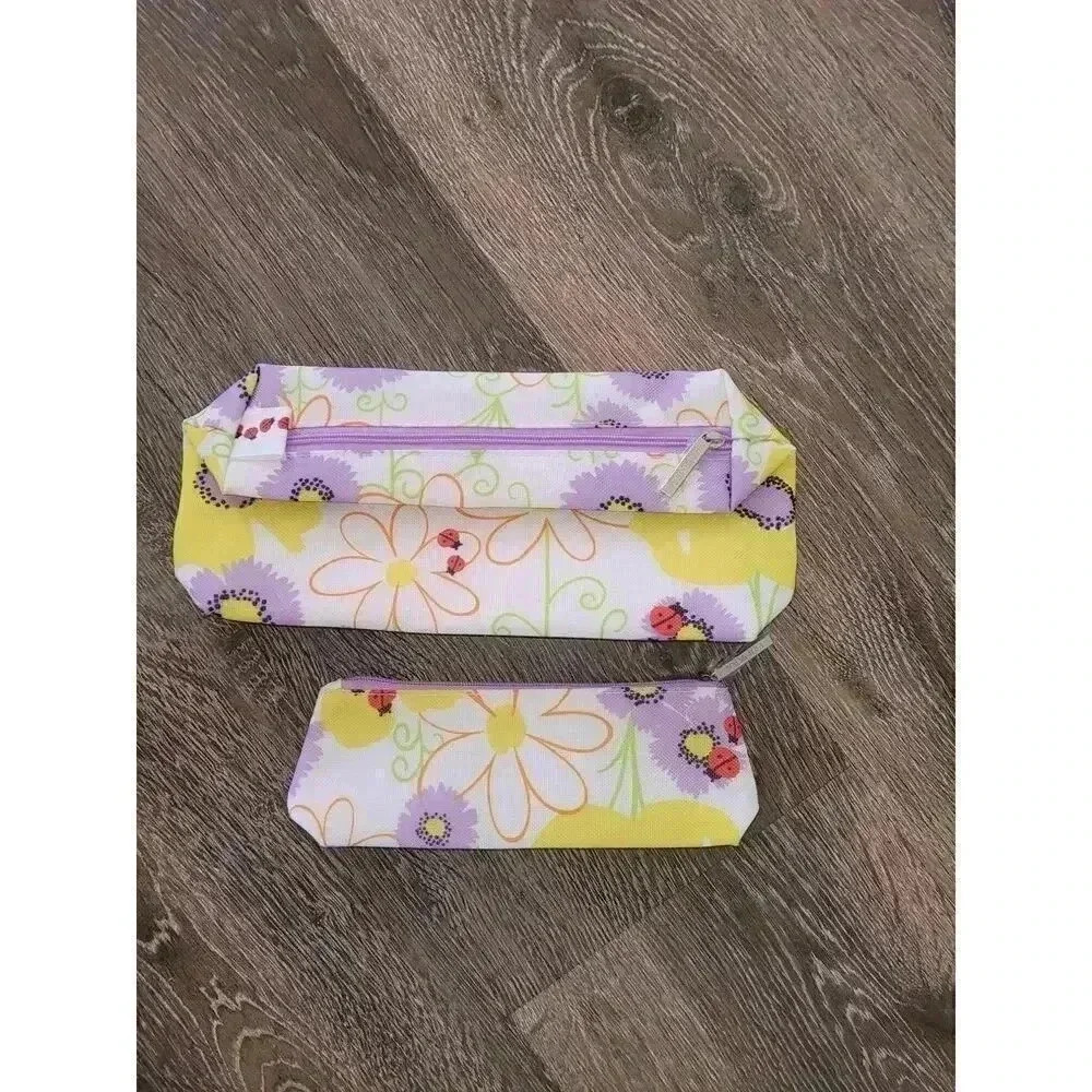 Clinique Floral Makeup Bag set of 2